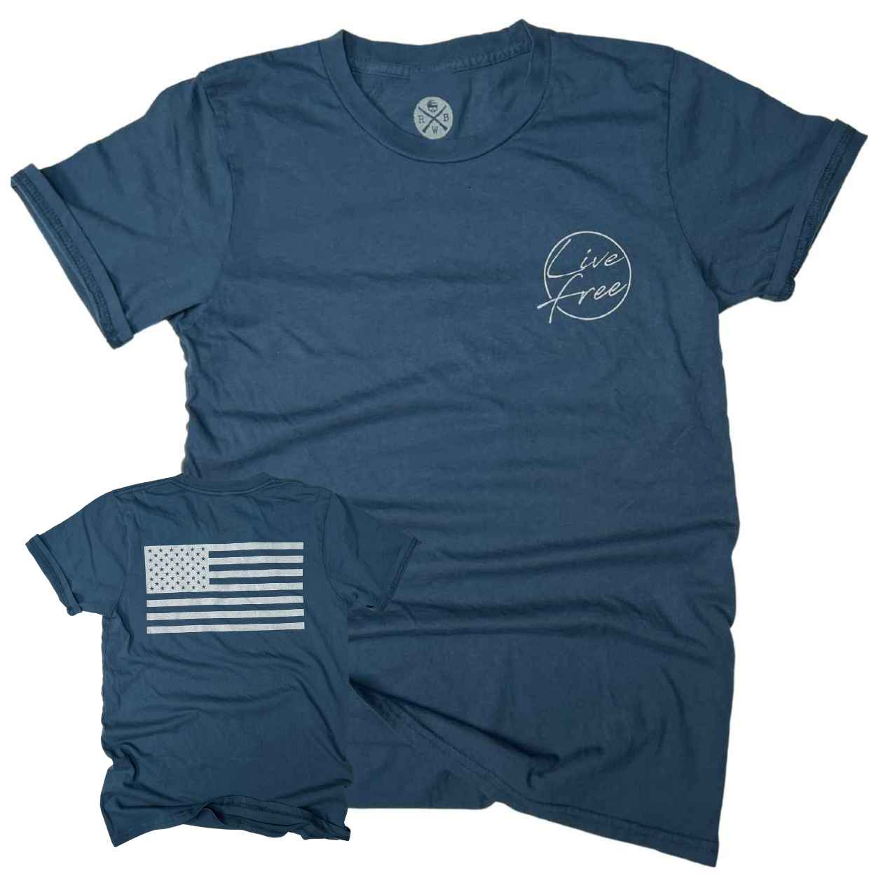 Women's American Flag T-Shirt | American-Made