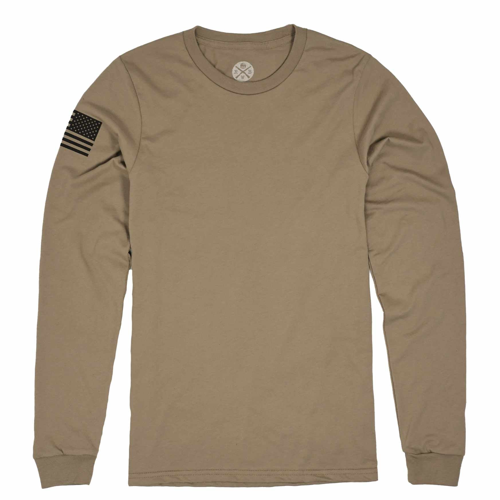 American Made Long Sleeve 50/50 Poly Cotton Blend