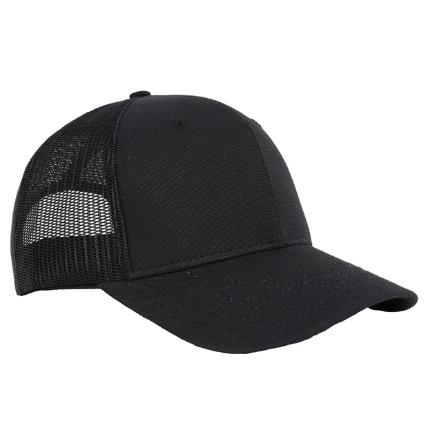 Blank Black Trucker Hat Made in the USA