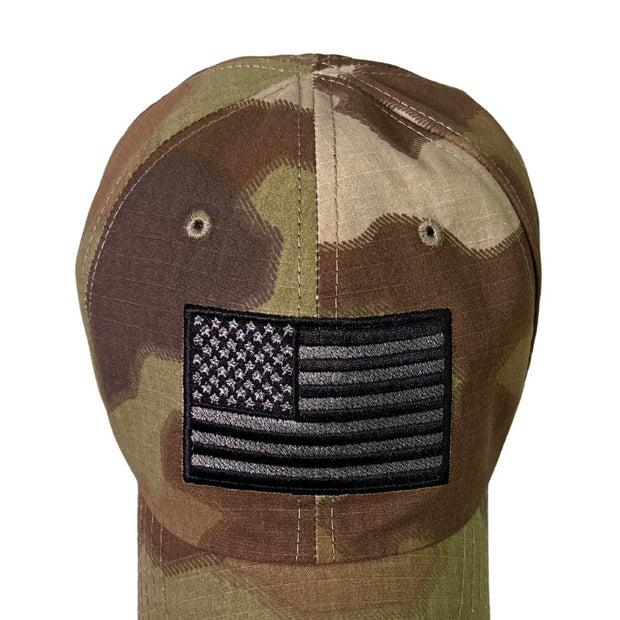 American Flag Nemesis Camo Range Hat - Front