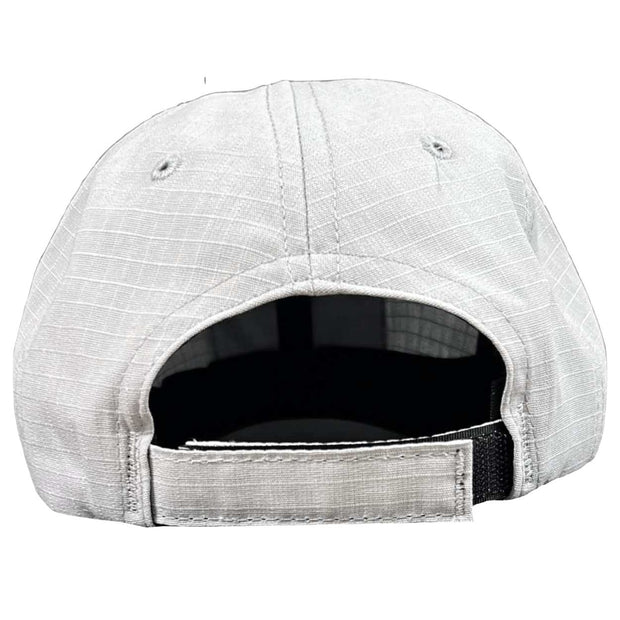 Made In USA Full Fabric Silver Velcro Patch Range Hat