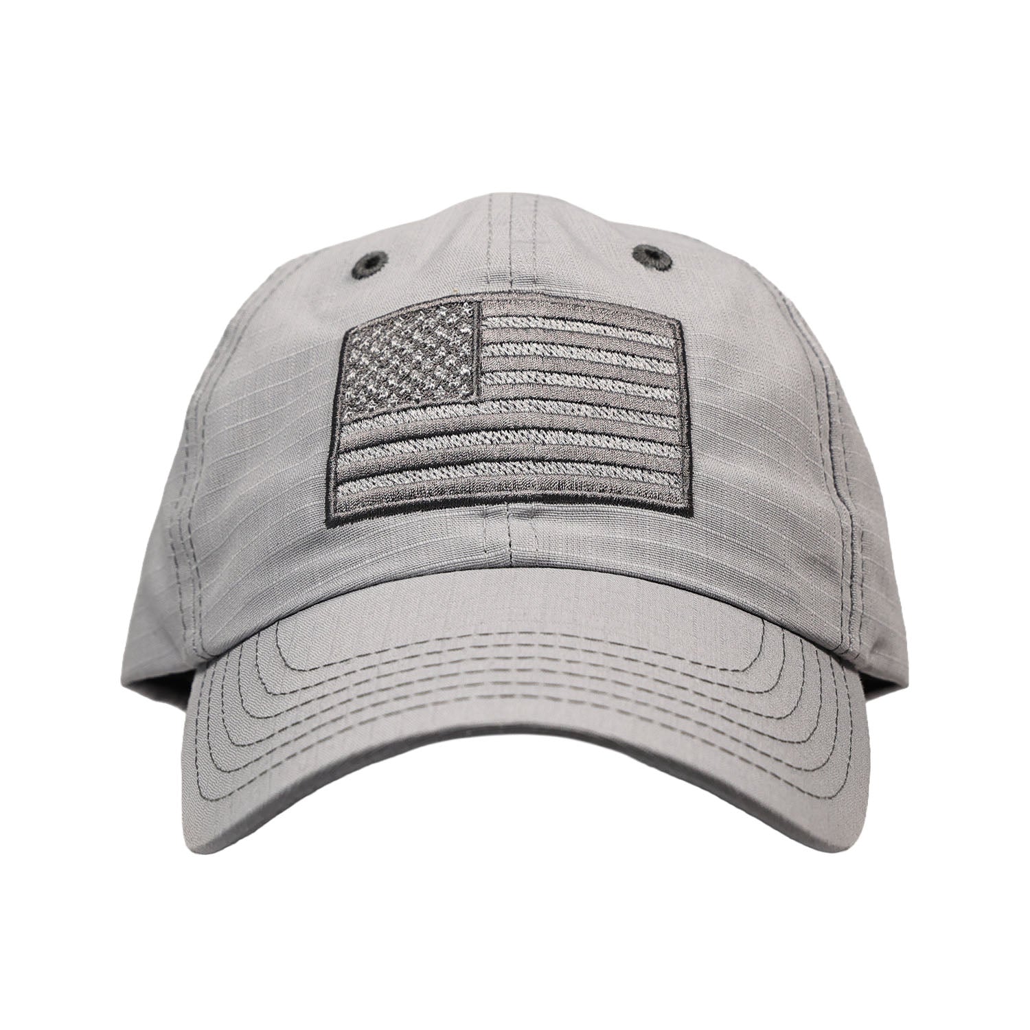 silver american flag hat range cap
