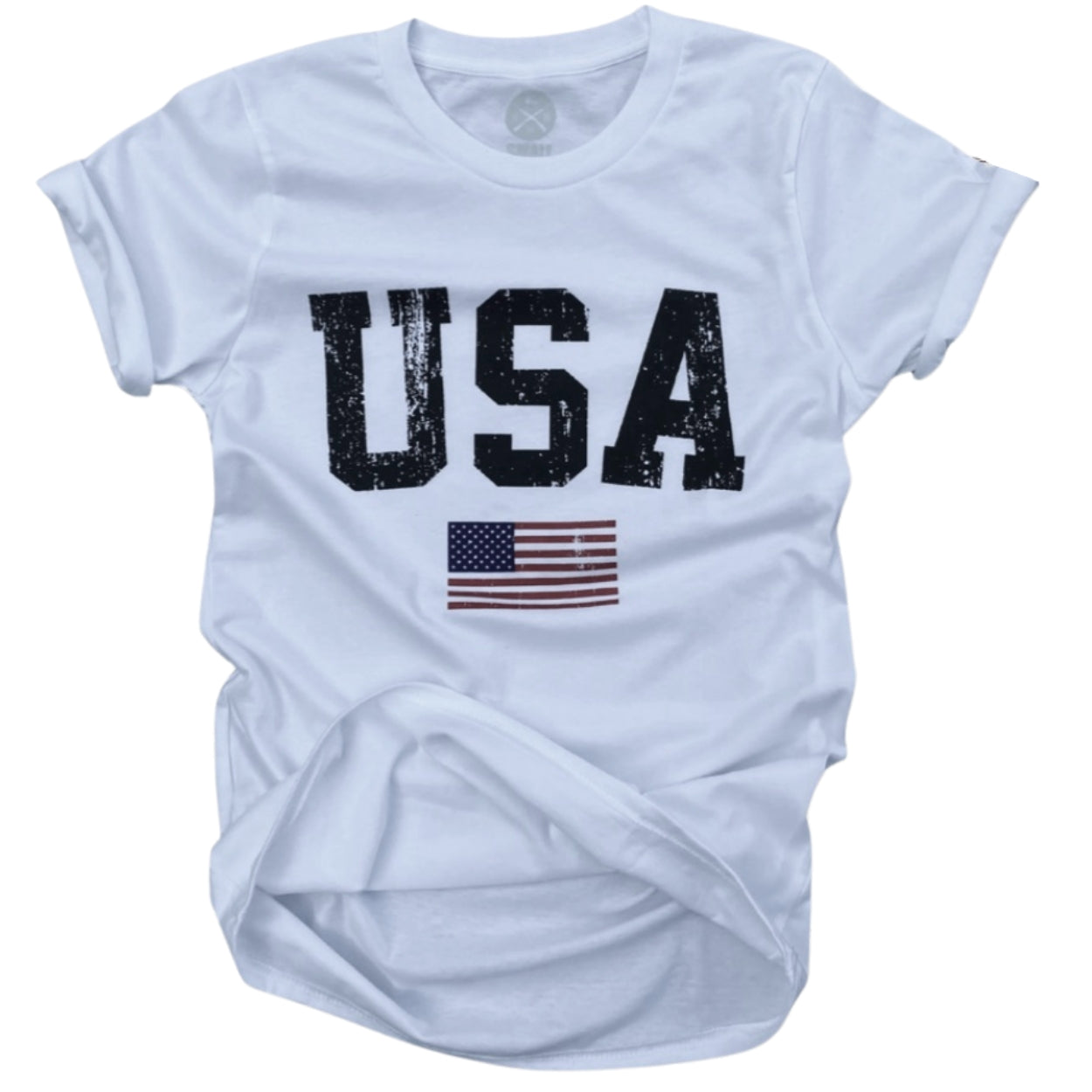 Women's USA Patriotic American Flag T Shirt