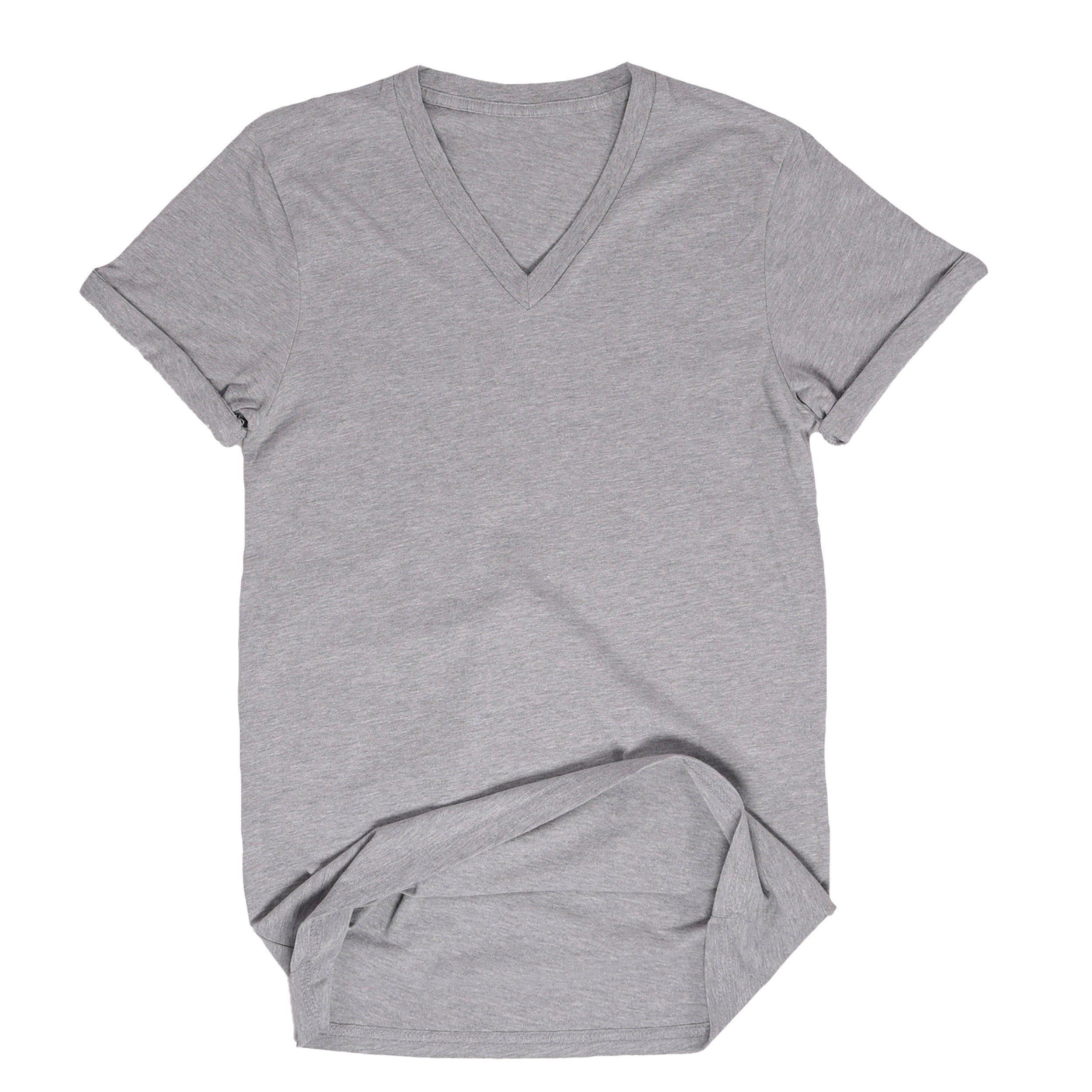 Women's Basic V-Neck Tees 3-Pack - Gray