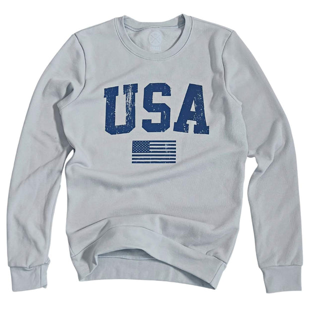 Women's USA Patriotic Crewneck Sweatshirt