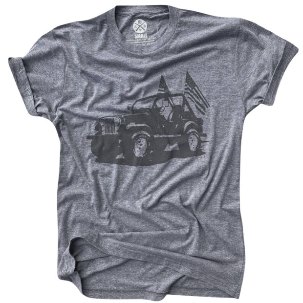 Women's Classic American Flag Jeep Weekend Fit T-Shirt