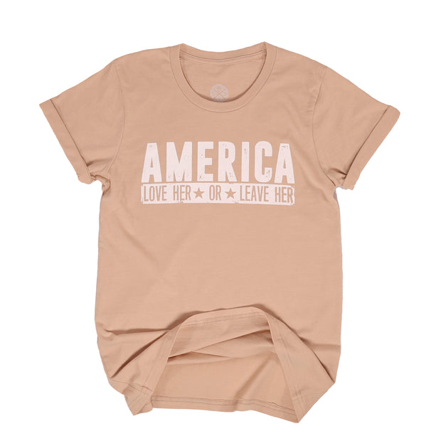 Love Her Or Leave Her Patriotic Tee | Made in USA