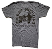 Men's Live Free Regret Nothing T-Shirt (Gray)