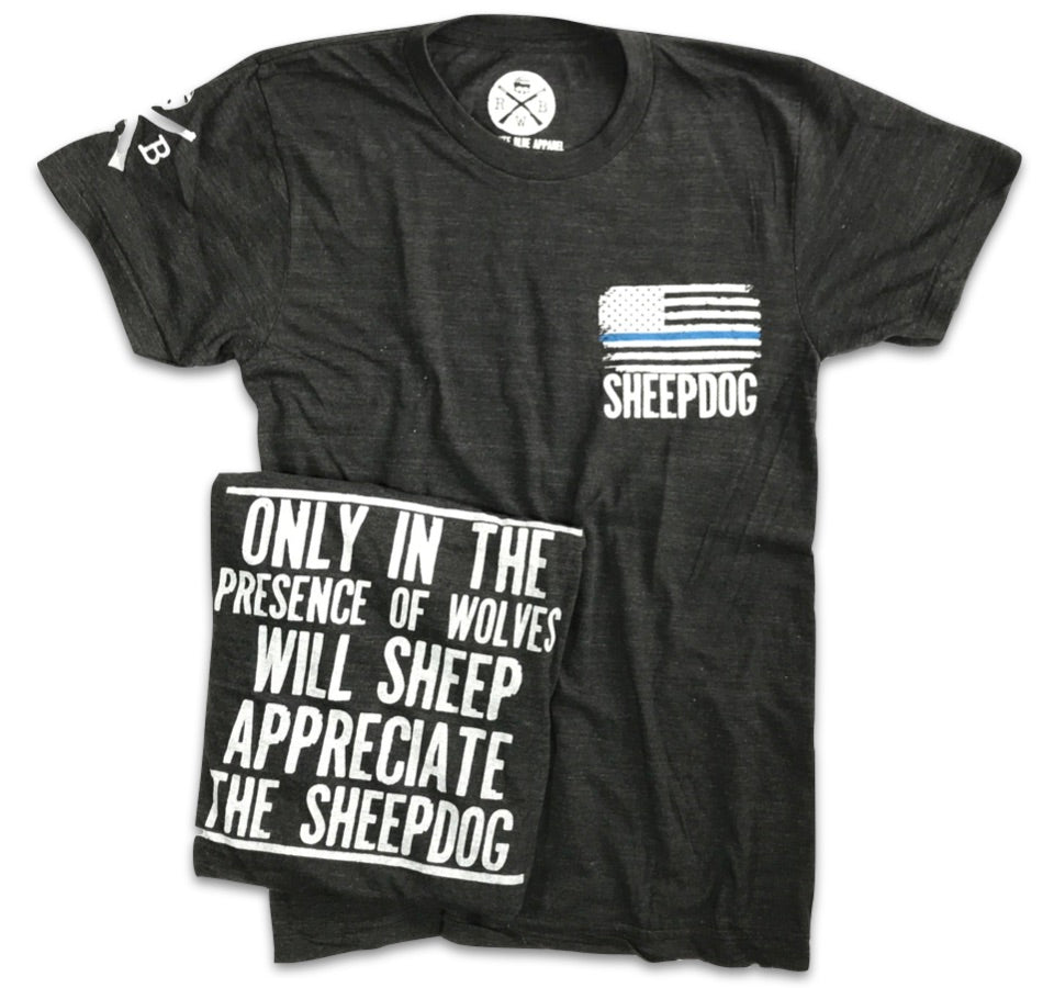 Men's Sheepdog Lives Matter T-Shirt (Heather Black)