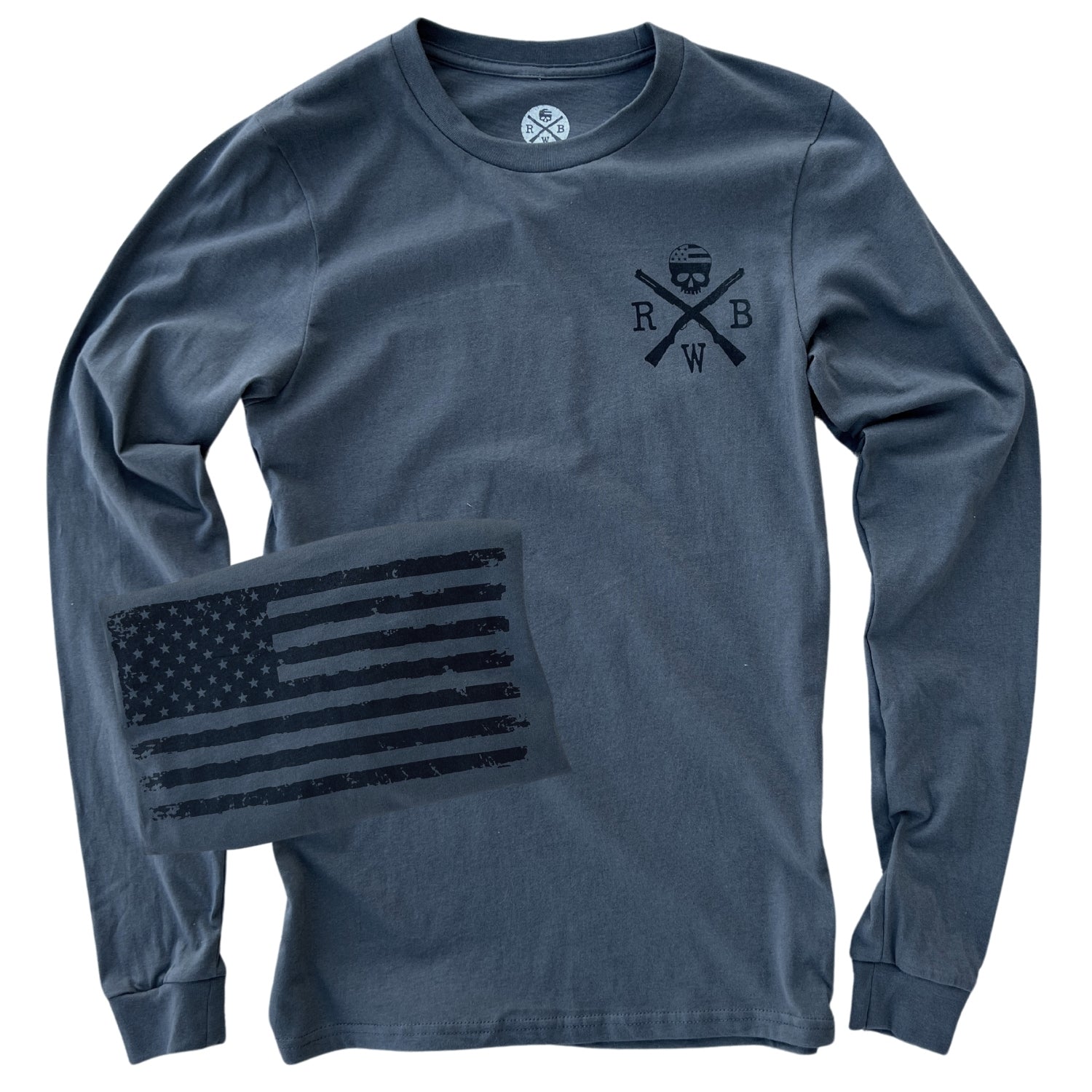 Men's American Flag Long Sleeve Shirt