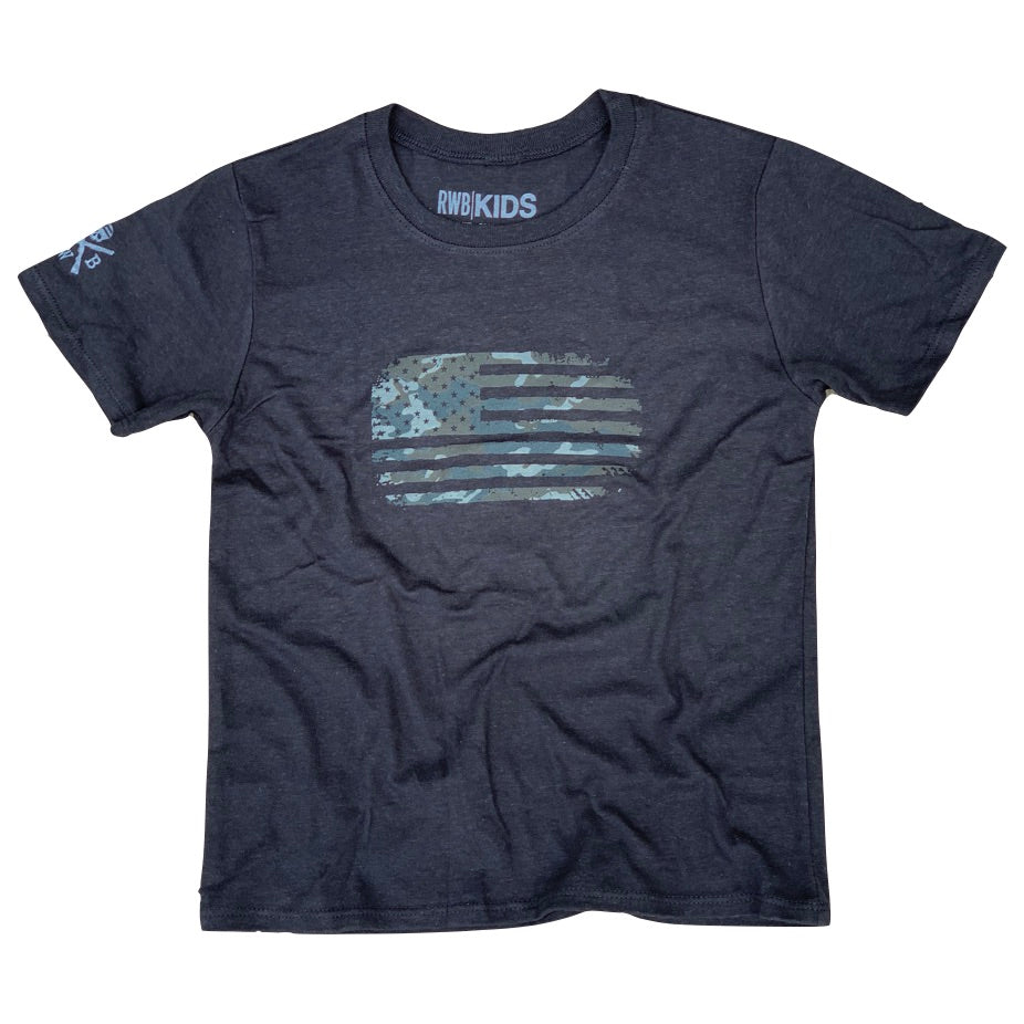 Kids' Camo American Flag Toddler T-Shirt