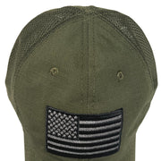 American Flag Ranger Green Mesh Back - RANGE HAT