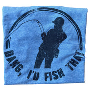 Men's 'I'd Fish That' Fishing Angler T-Shirt