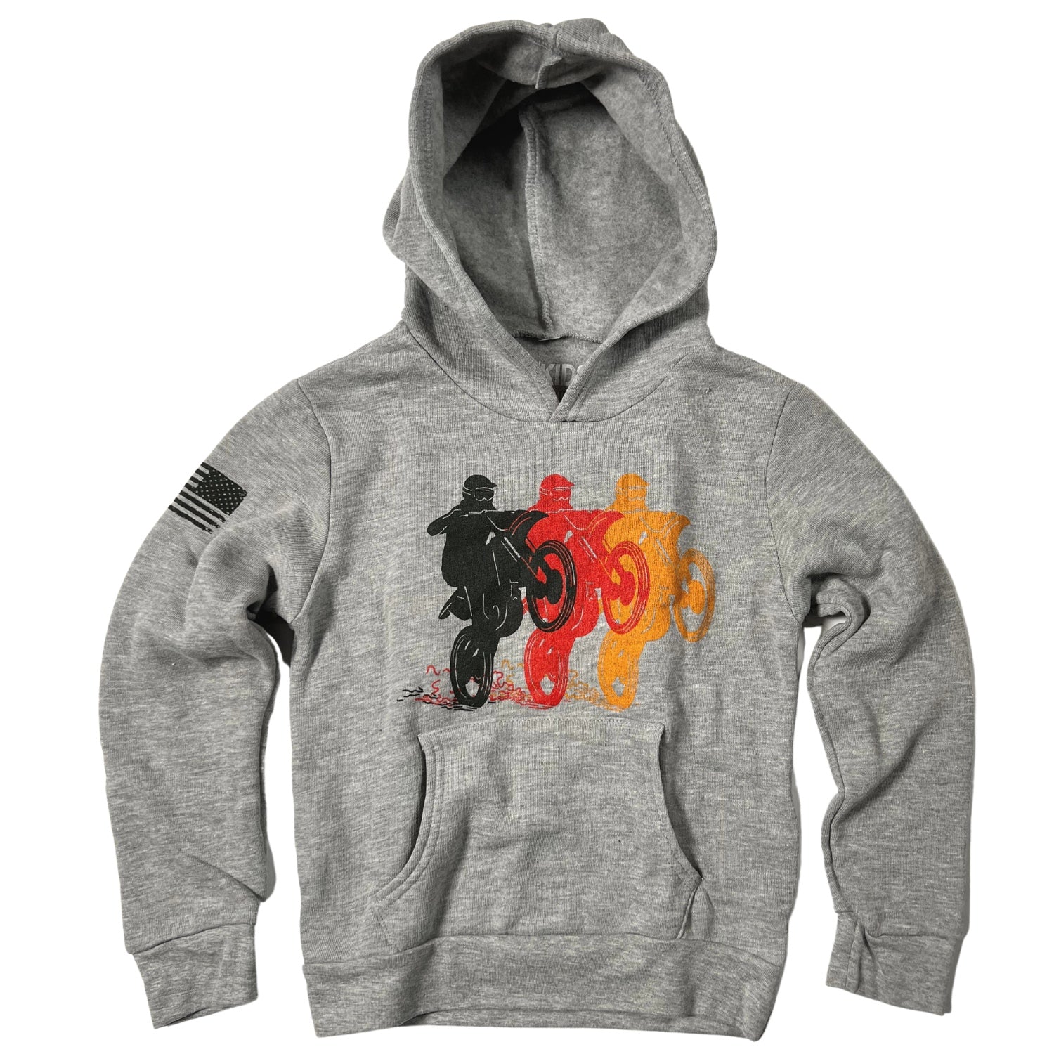 Toddler American Made Motocross Hooded Sweatshirt