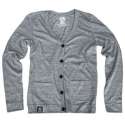 Women's Sweatshirt Cardigan (Gray)