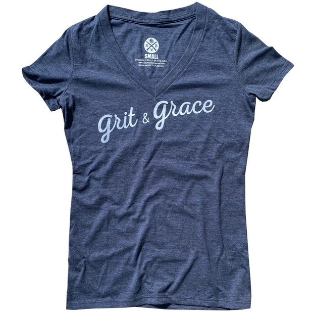 Women's Grit & Grace Patriotic V-Neck T Shirt