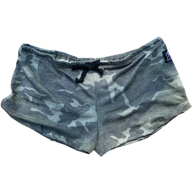 Lumento Women Comfy Sleepwear Pajama Shorts Casual Mid Waist Camo Lounge  Shorts PJ Sleep Bottom Shorts S-XXL Dark Gray S(US 4-6)